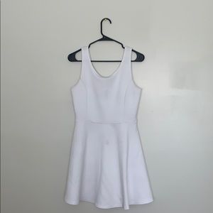 White Skater Dress